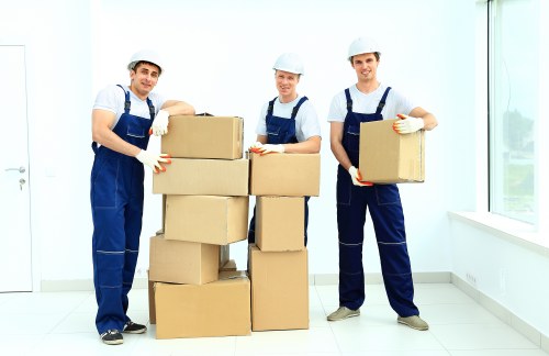 Careful box packing for a Brent house relocation