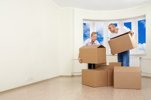 Removal van ready for a same day move in Brent