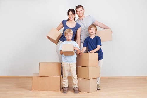 Brent Removals team preparing a safe house move