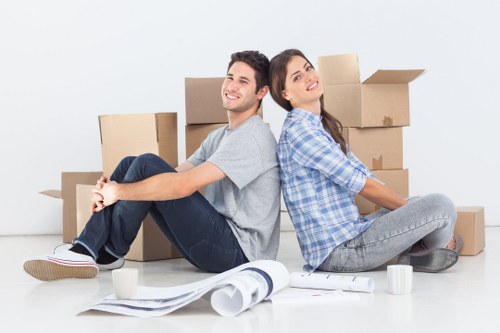 Professional Brent removals crew planning a relocation