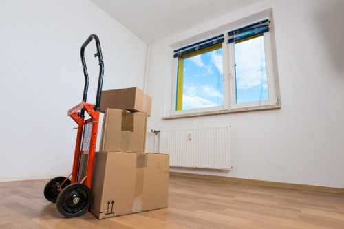 Low-carbon removal van used for an eco-friendly move