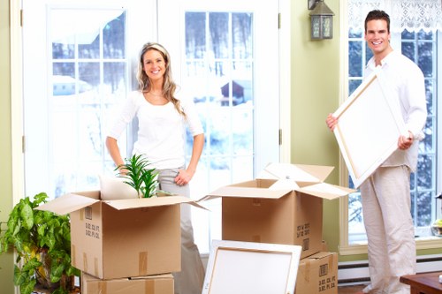 Brent Removals handling a property move with attention to detail